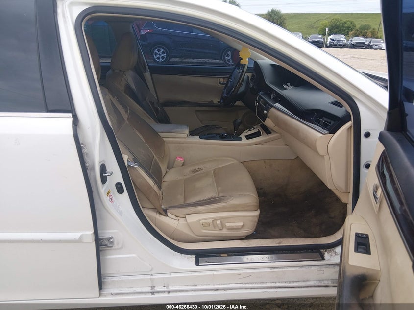 LEXUS ES 350 2013 VIN JTHBK1GG6D2036795