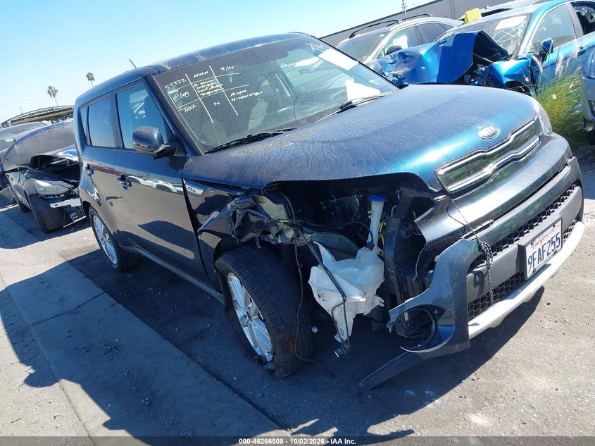 Vin: kndjp3a5xk7017071, lot: 46766587, kia soul + 20191