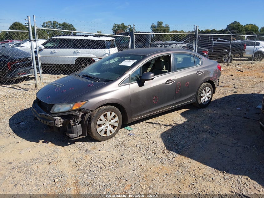 2012 HONDA CIVIC SDN LX · Фото 2