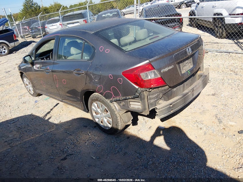 2012 HONDA CIVIC SDN LX · Фото 3