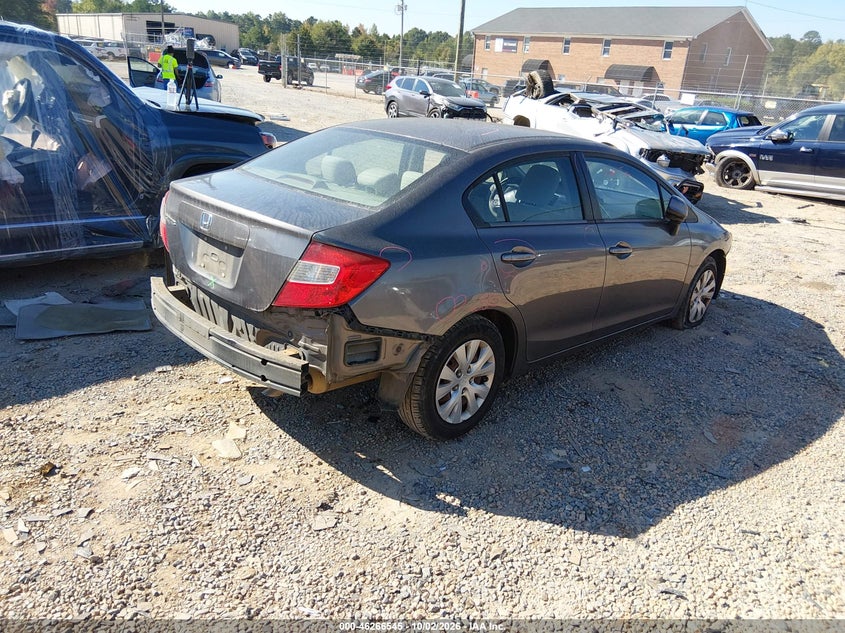 2012 HONDA CIVIC SDN LX · Фото 4