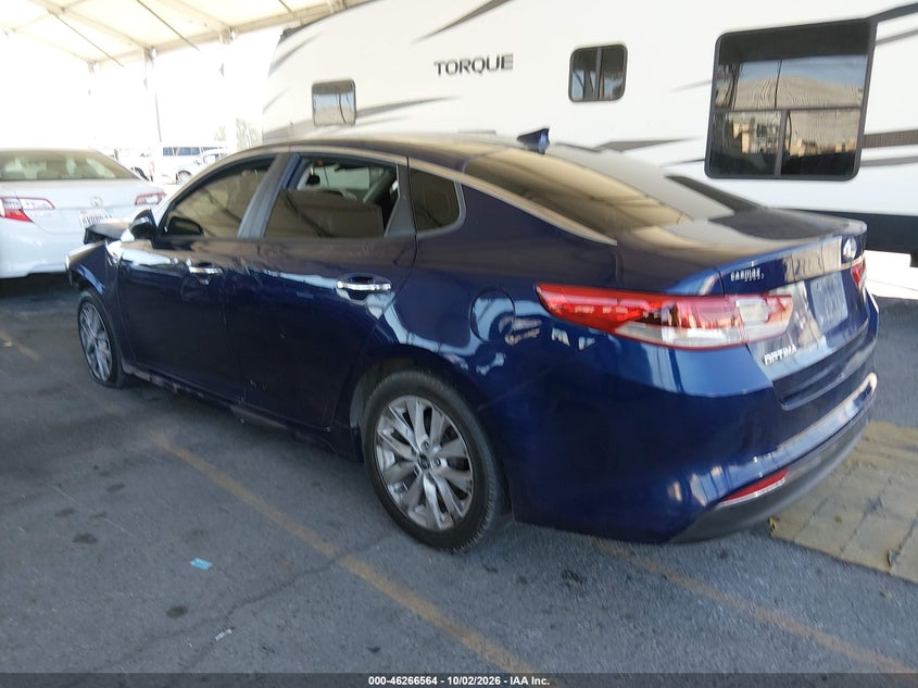 Vin: 5xxgt4l35hg174949, lot: 46766643, kia optima lx 20173