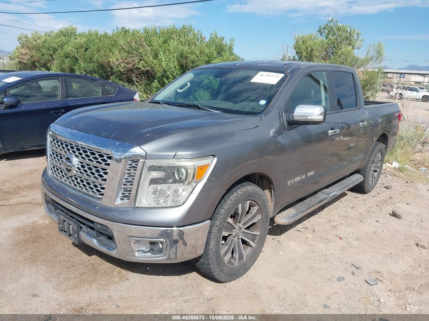 Vin: 1n6aa1e65jn502380, lot: 46766652, nissan titan sl 20182
