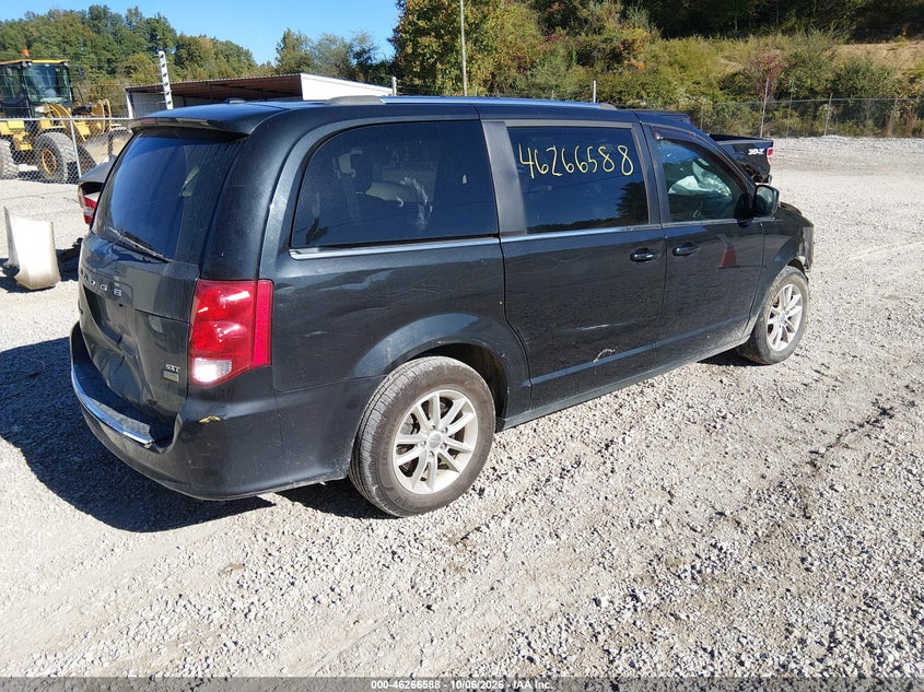 Vin: 2c4rdgcg1jr209672, lot: 46766667, dodge grand caravan sxt 20184