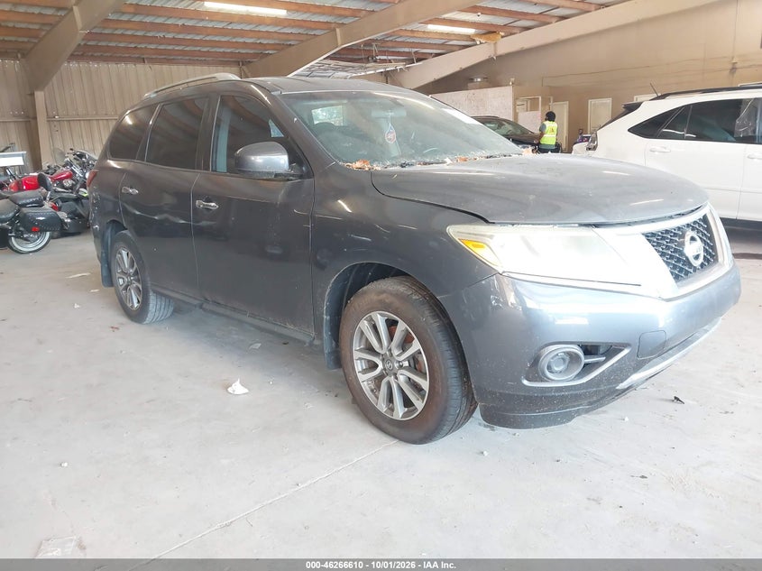 Vin: 5n1ar2mn4dc621656, lot: 46766689, nissan pathfinder sv 20131
