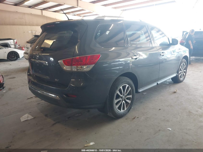 Vin: 5n1ar2mn4dc621656, lot: 46766689, nissan pathfinder sv 20134