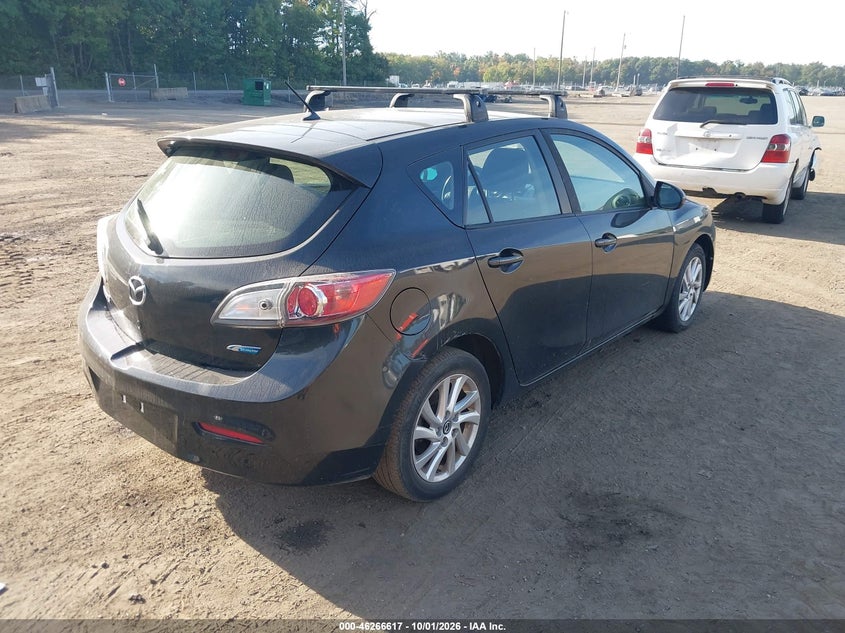 Vin: jm1bl1l74d1775836, lot: 46766696, mazda mazda3 i touring 20134