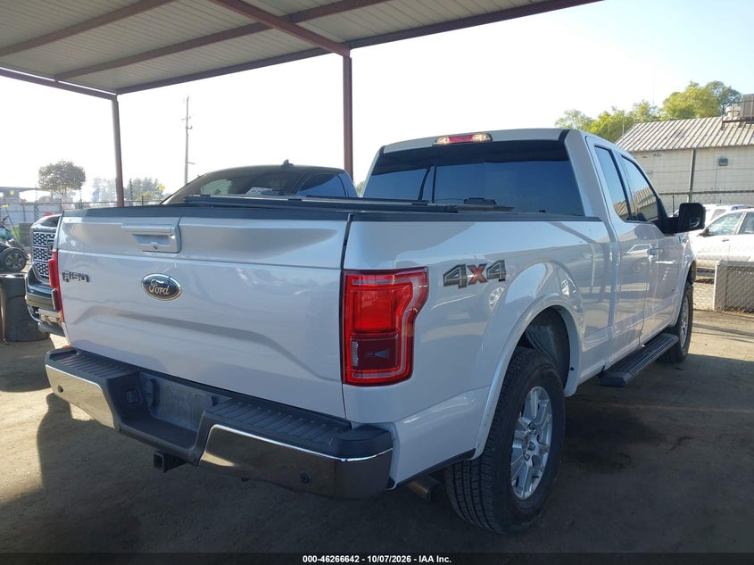 Vin: 1ftex1ep8fkd43889, lot: 46766721, ford f-150 lariat 20154
