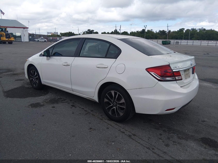 Vin: 2hgfb2f84fh501802, lot: 46766730, honda civic ex 20153