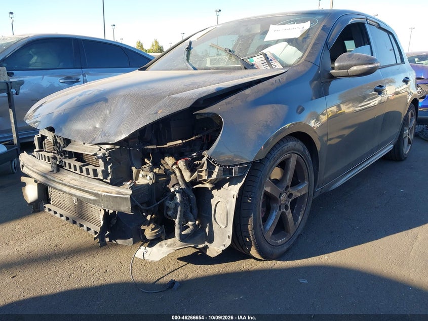 Vin: wvwgd7aj0cw225376, lot: 46766733, volkswagen gti 4-door 20122