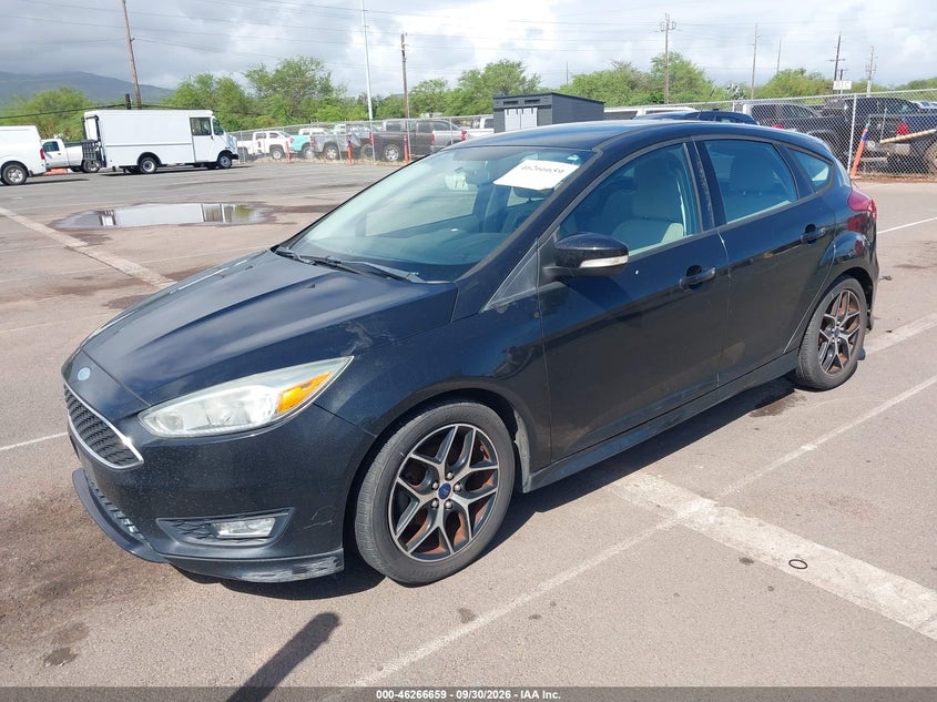 Vin: 1fadp3k23fl253162, lot: 46766738, ford focus se 20152