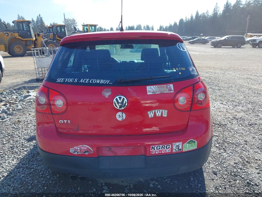 VOLKSWAGEN GTI 2006 VIN WVWFV71K96W103461