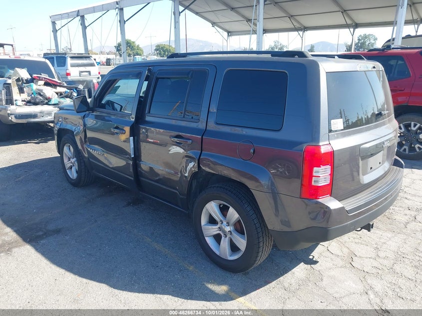 Vin: 1c4njpfbxed741471, lot: 46766813, jeep patriot latitude 20143