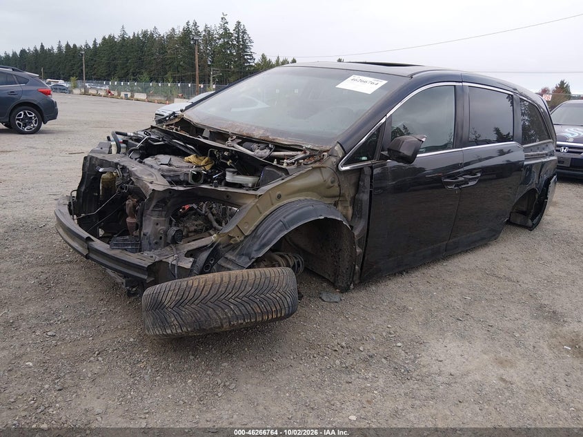 Vin: 5fnrl5h68bb044028, lot: 46766843, honda odyssey ex-l 20112