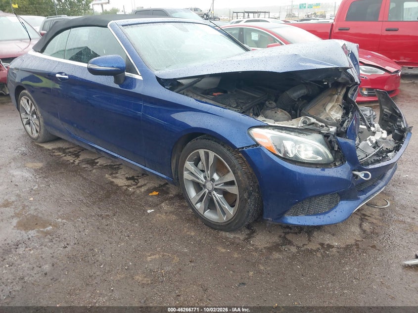 Vin: wddwk4kb9hf430957, lot: 46766850, mercedes-benz c 300 4matic 20171