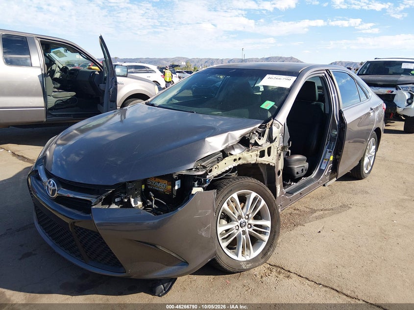 Vin: 4t1bf1fk6fu943514, lot: 46766869, toyota camry se 20152