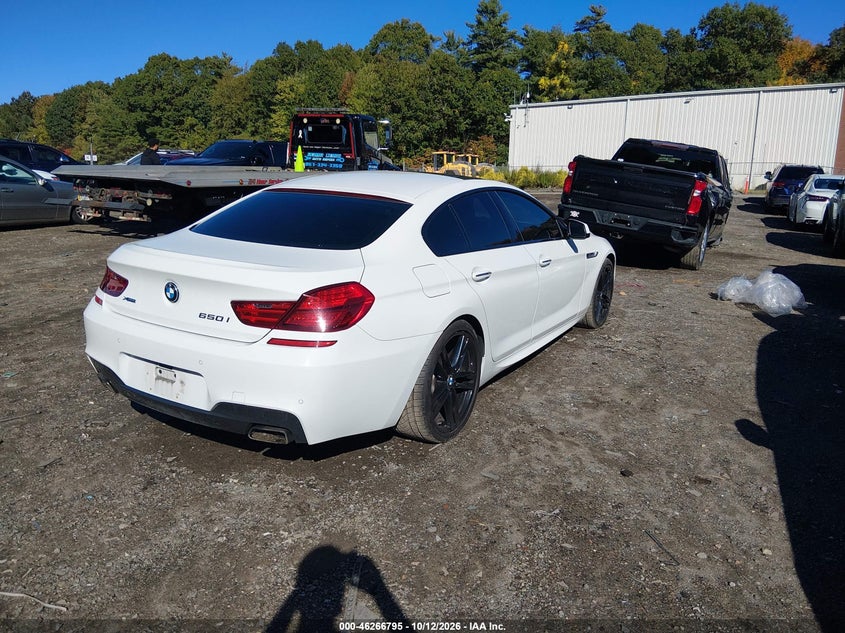 Vin: wba6b4c50ed760316, lot: 46766874, bmw 650i gran coupe xdrive 20144