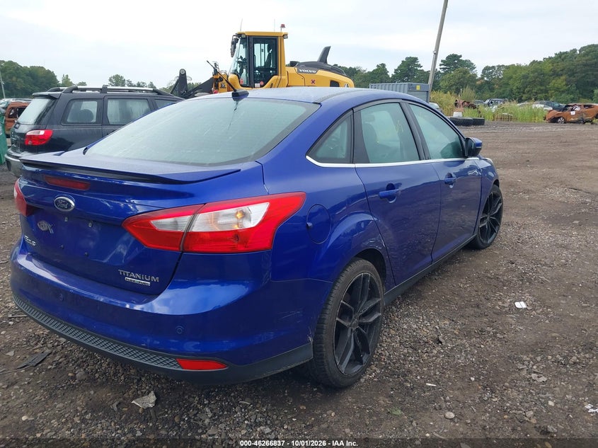 Vin: 1fadp3j22dl177075, lot: 46766916, ford focus titanium 20134