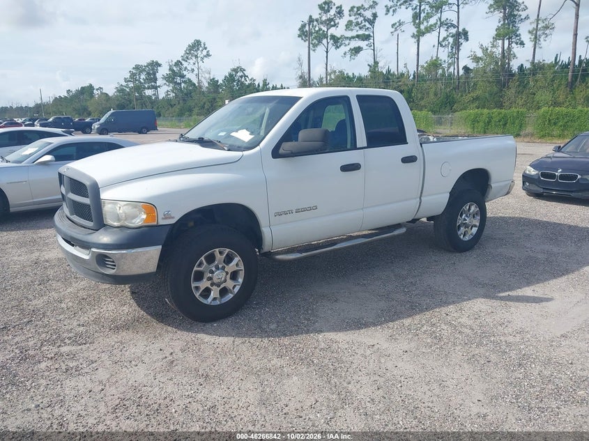 DODGE RAM 2500 2005 VIN 3D7KS28C85G775894