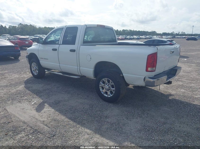 DODGE RAM 2500 2005 VIN 3D7KS28C85G775894