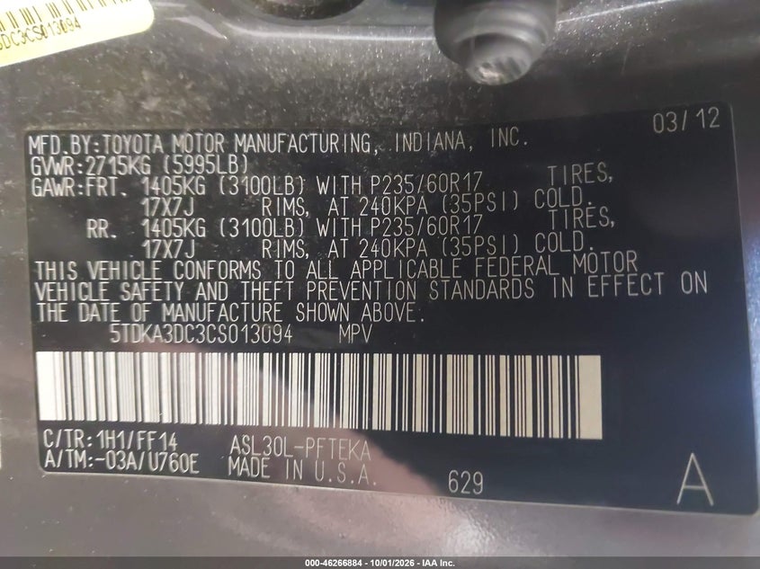 Фото 9 - TOYOTA SIENNA