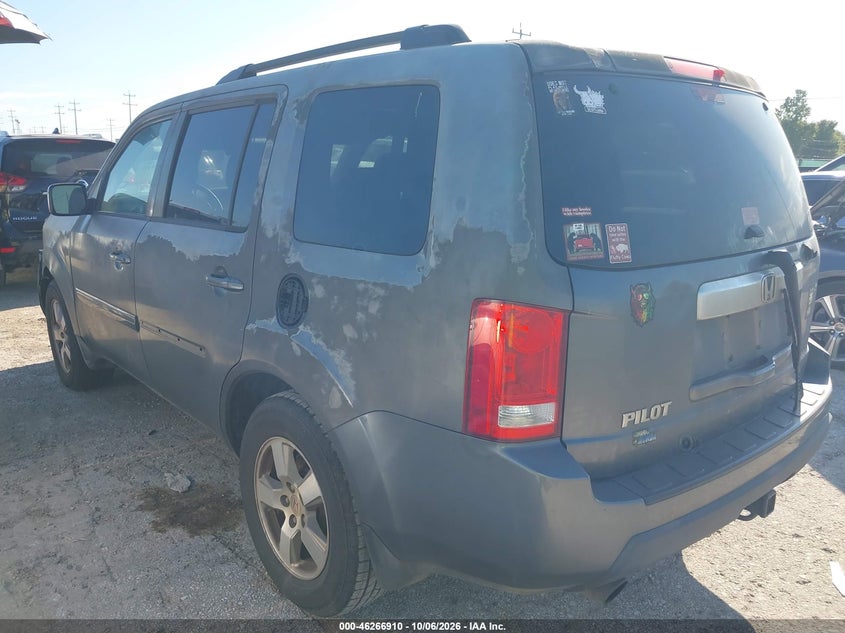 Vin: 5fnyf3h62bb055386, lot: 46766989, honda pilot ex-l 20113