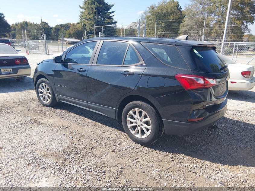Vin: 2gnaxhev7l6139208, lot: 46766992, chevrolet equinox fwd ls 20203