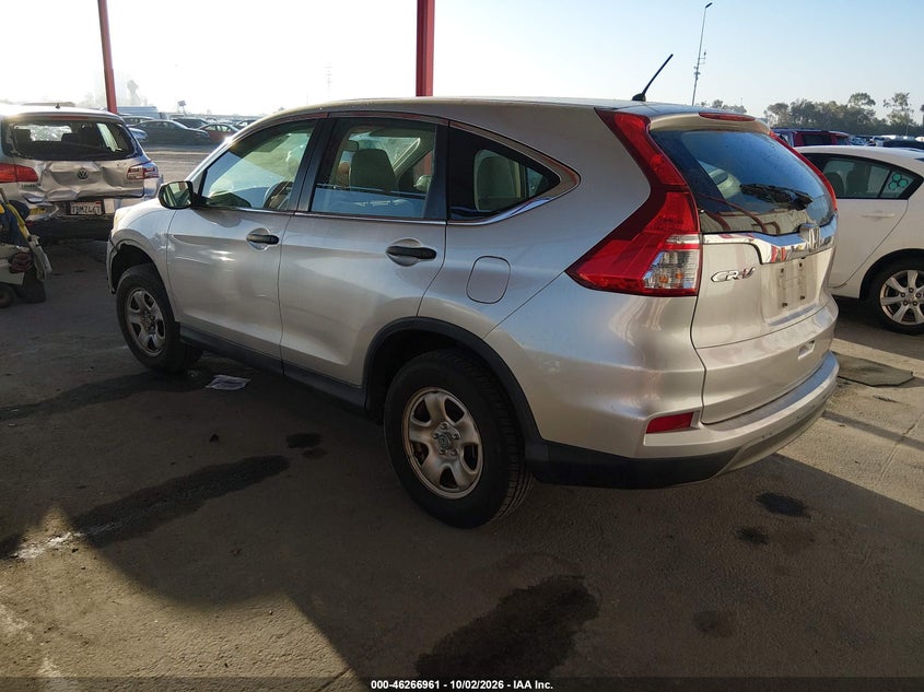Vin: 3czrm3h33gg703197, lot: 46767040, honda cr-v lx 20163