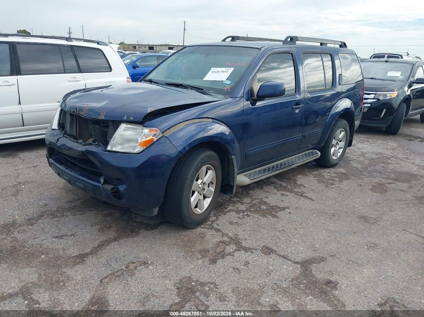 2010 Nissan Pathfinder Se, Обычный износ, IAAI, VIN 5N1AR1NN2AC621045 — фото 2