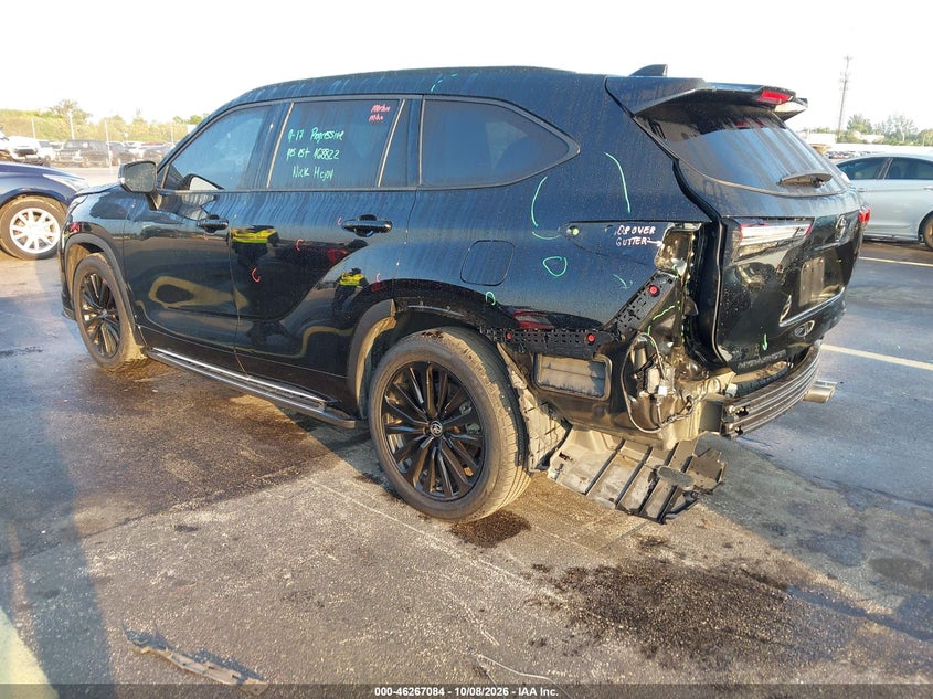 Vin: 5tdkdrah9ps022530, lot: 46767178, toyota highlander xse 20233