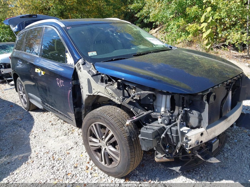 Vin: 5n1dl0mm7kc518058, lot: 46767219, infiniti qx60 luxe 20191
