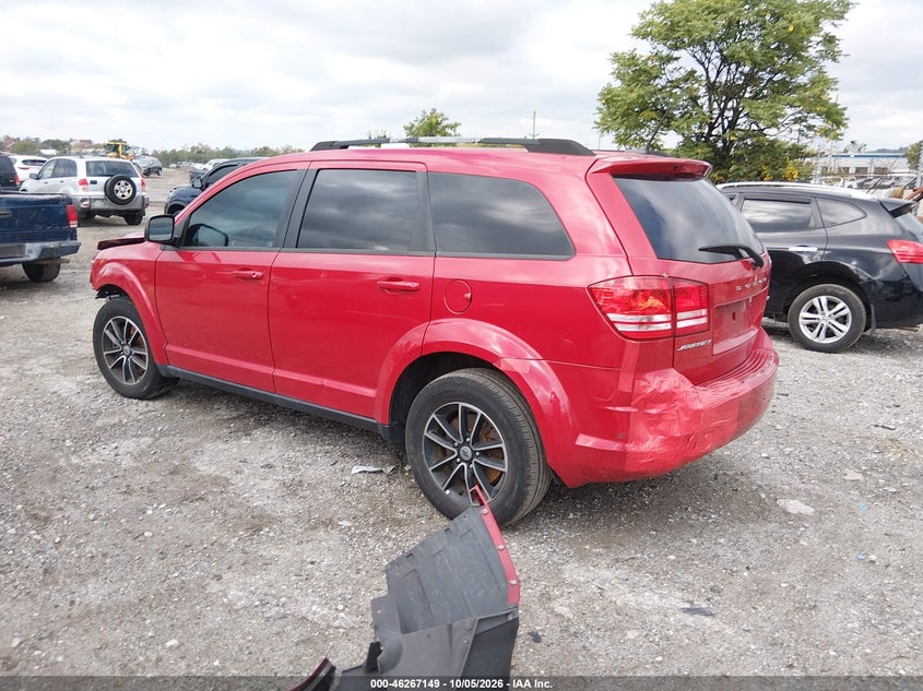 Vin: 3c4pdcab6jt363654, lot: 46767243, dodge journey se 20183