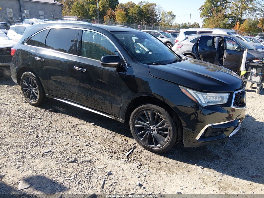 Vin: 5fryd4h89hb042798, lot: 46767341, acura mdx advance package 20171