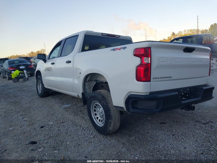 Vin: 1gcudaed5pz295156, lot: 46767378, chevrolet silverado 1500 4wd  short bed wt 20233