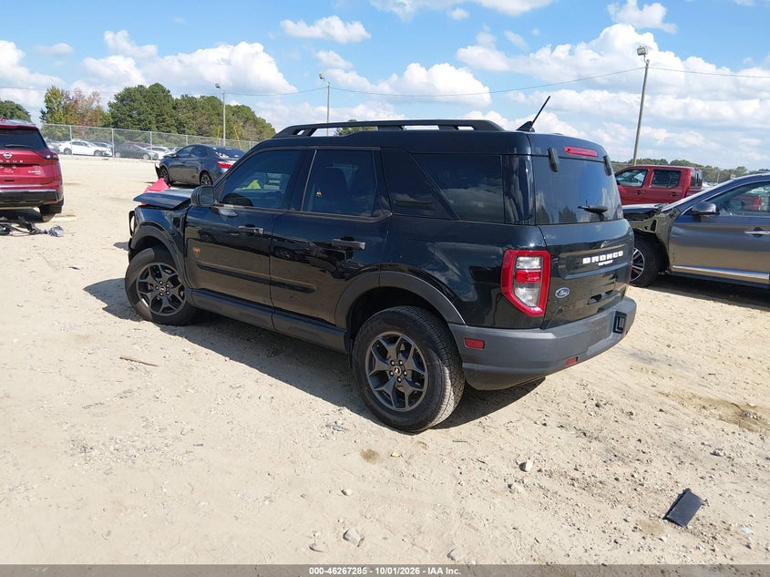 Vin: 3fmcr9d92mra31669, lot: 46767379, ford bronco sport badlands 20213
