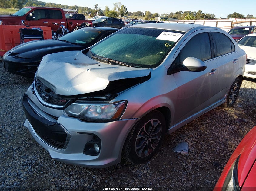 Vin: 1g1jd5sg2j4104847, lot: 46767401, chevrolet sonic lt auto 20182