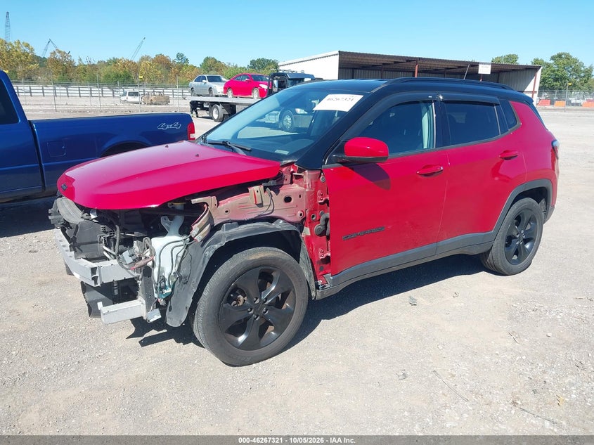 Vin: 3c4njdbb9jt479127, lot: 46767415, jeep compass altitude 4x4 20182