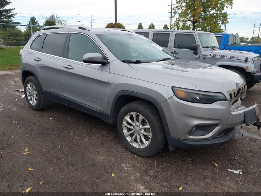 Vin: 1c4pjmcb6kd373894, lot: 46767416, jeep cherokee latitude 4x4 20191