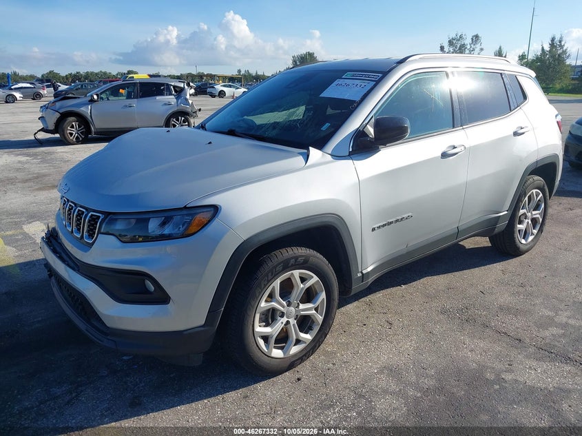 Vin: 3c4njdbn2rt119090, lot: 46767426, jeep compass latitude 4x4 20242