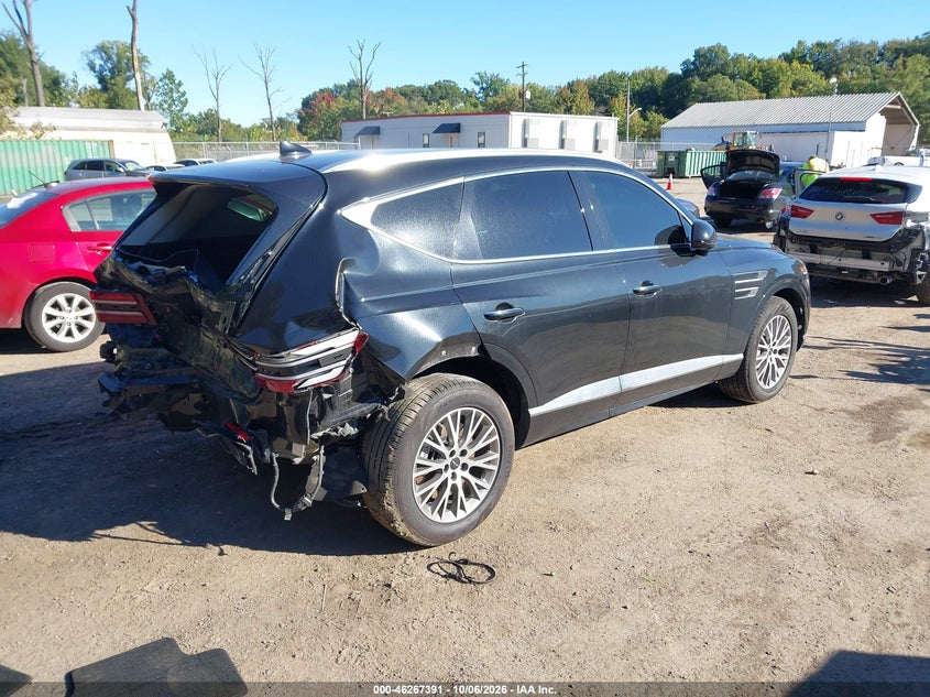 Vin: kmuhfesb9su239861, lot: 46767485, genesis gv80 2.5t standard awd 20254