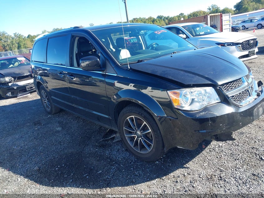 Vin: 2c4rdgcg3hr615172, lot: 46767540, dodge grand caravan sxt 20171