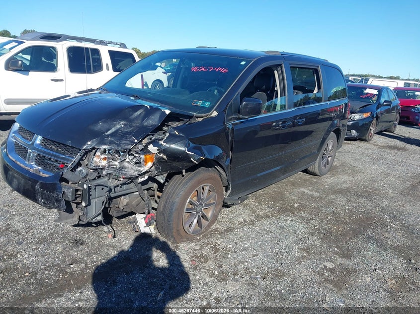 Vin: 2c4rdgcg3hr615172, lot: 46767540, dodge grand caravan sxt 20172