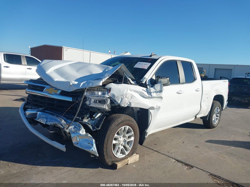 Vin: 1gcrdded0pz239651, lot: 46767557, chevrolet silverado 1500 4wd  standard bed lt 20232