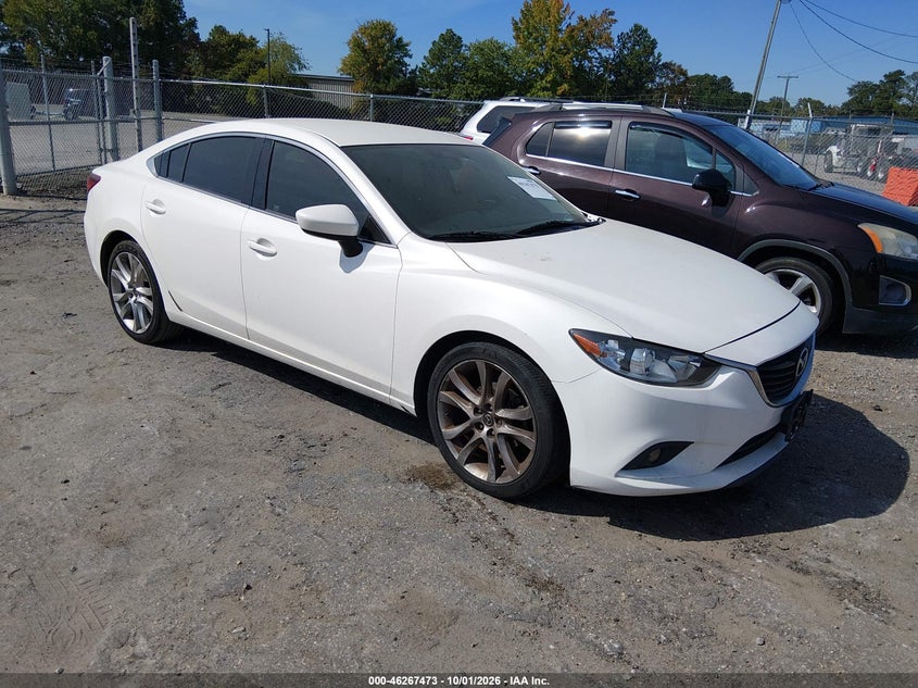 2014 Mazda Mazda6 I Touring, Левый бок, IAAI, VIN JM1GJ1V67E1155399