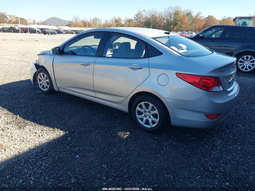 Vin: kmhct4ae0du390081, lot: 46767586, hyundai accent gls 20133