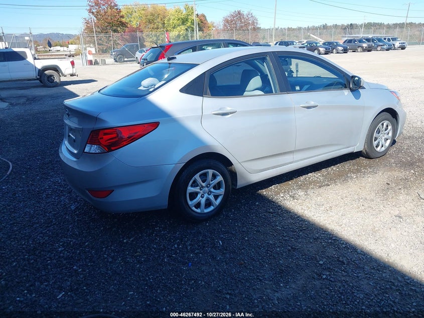 Vin: kmhct4ae0du390081, lot: 46767586, hyundai accent gls 20134