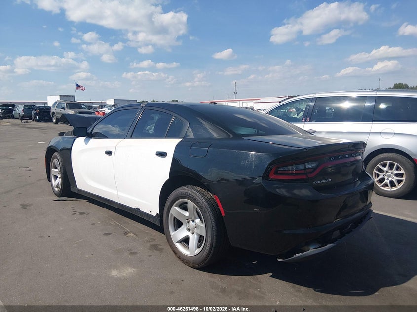 Vin: 2c3cdxatxmh595142, lot: 46767592, dodge charger police rwd 20213