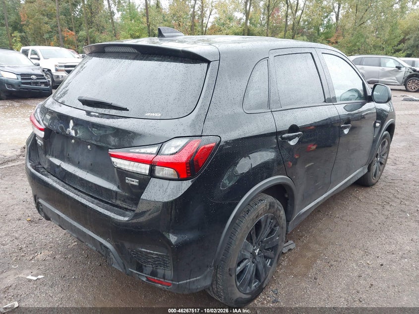 Vin: ja4aruauxsu001827, lot: 46767612, mitsubishi outlander sport 2.0 es awc/2.0 le awc/2.0 s awc/2.0 se awc/2.0 trail edition awc 20254