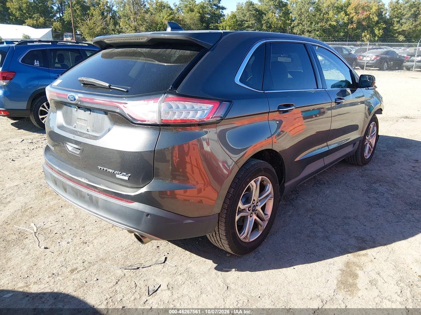 Vin: 2fmpk3k93jbb07111, lot: 46767655, ford edge titanium 20184
