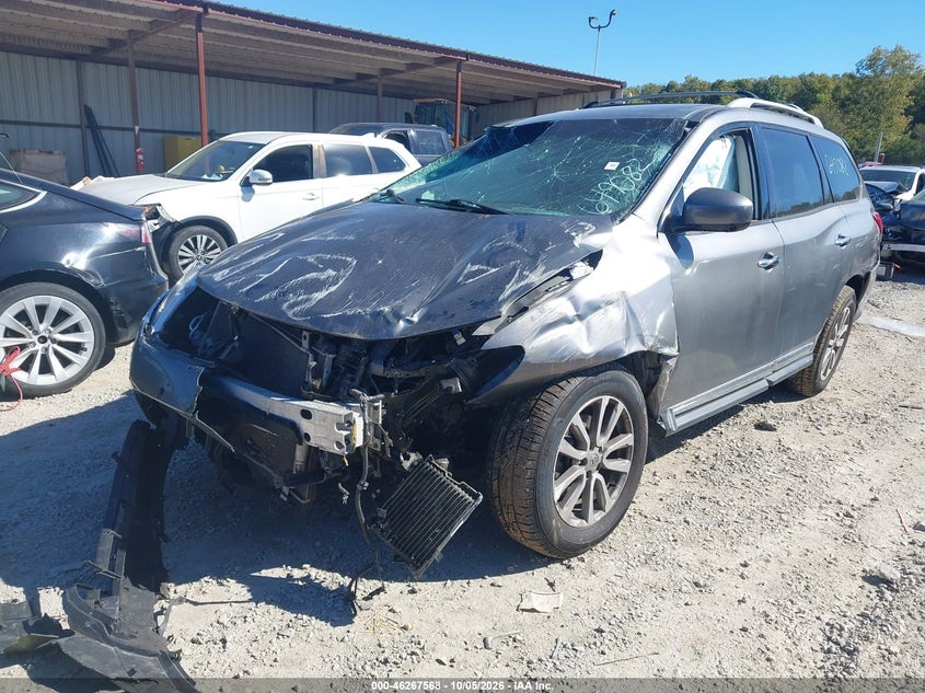 Vin: 5n1ar2mm6gc649082, lot: 46767662, nissan pathfinder sl 20162